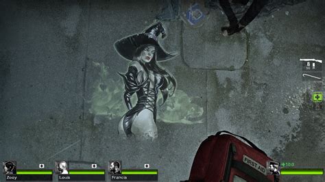 Nsfw material with the left 4 dead witch
